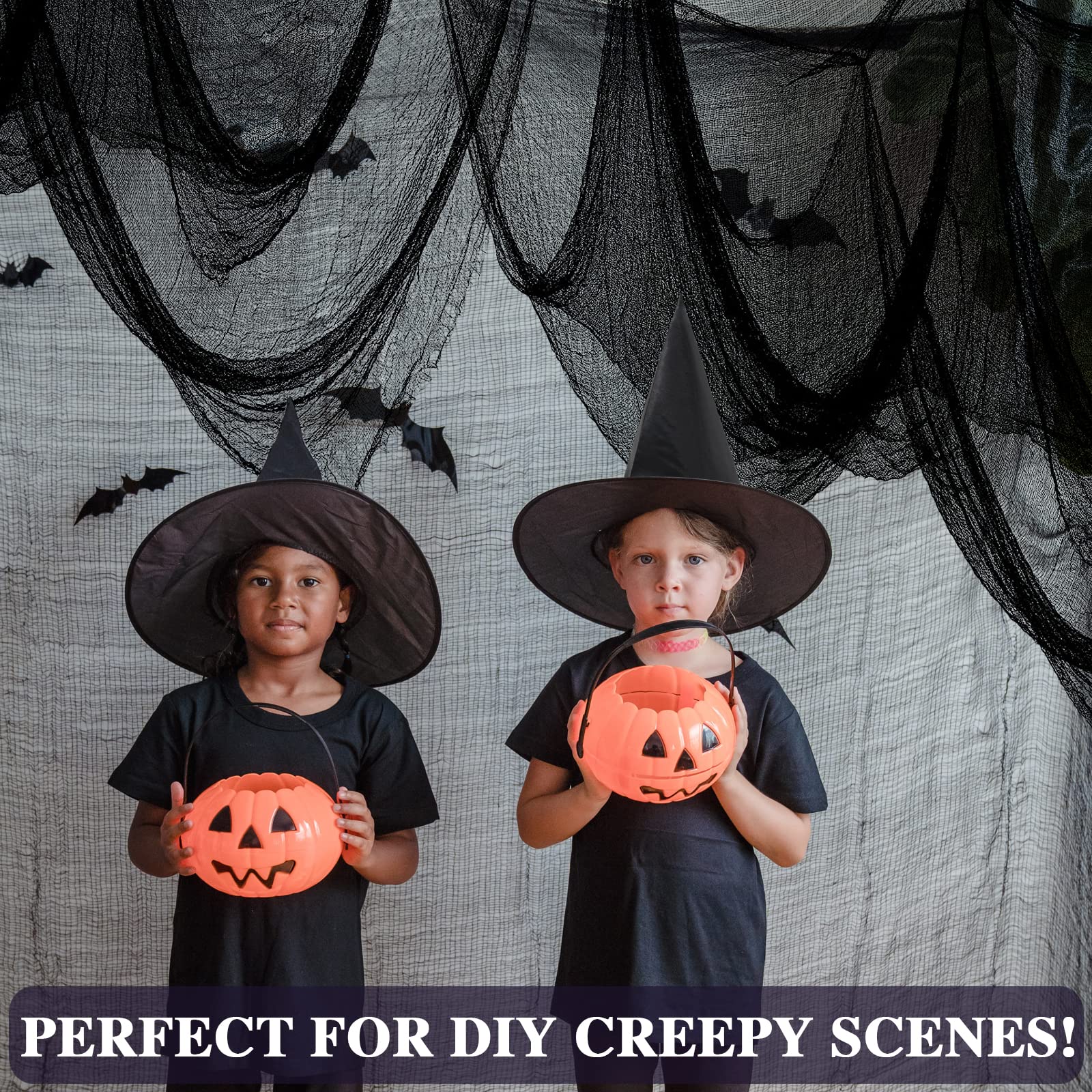 ZeeDix Halloween Creepy Cloth pack of 6 with dimensions