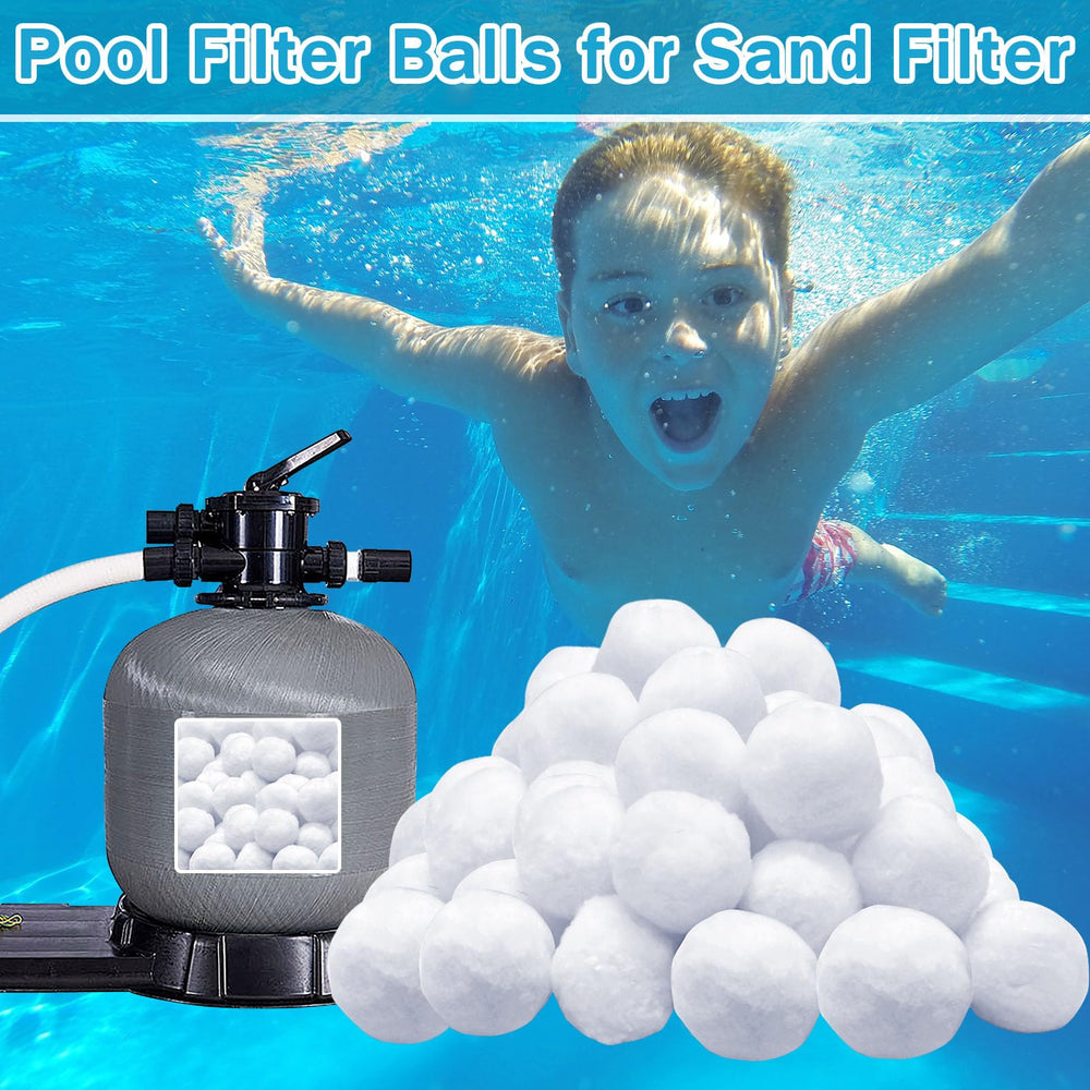 ZeeDix Pool Filter Balls packaged with mesh bag