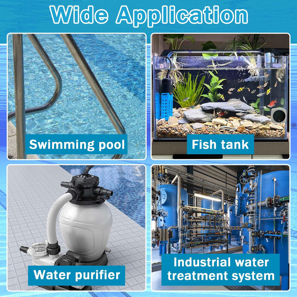 ZeeDix Pool Filter Balls showing easy cleaning process