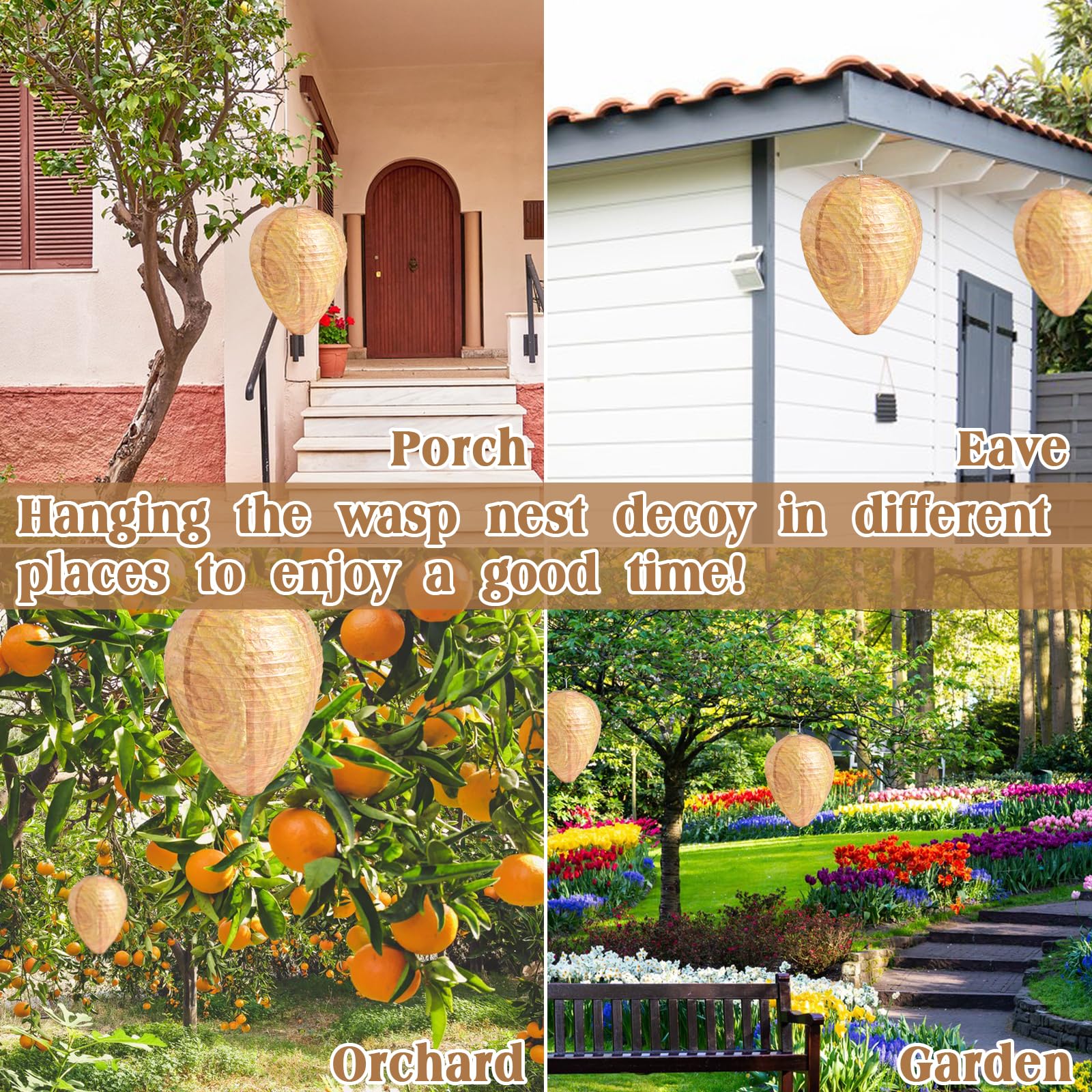 ZeeDix Wasp Nest Decoy folded for storage