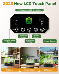 Zekeson indoor garden showing plants growing