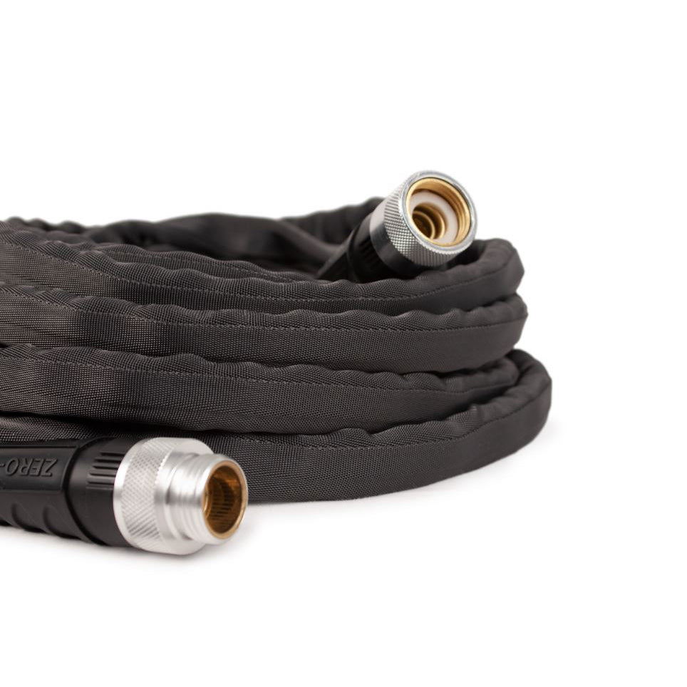 zero-G 5/8 inch garden hose with ergonomic couplings