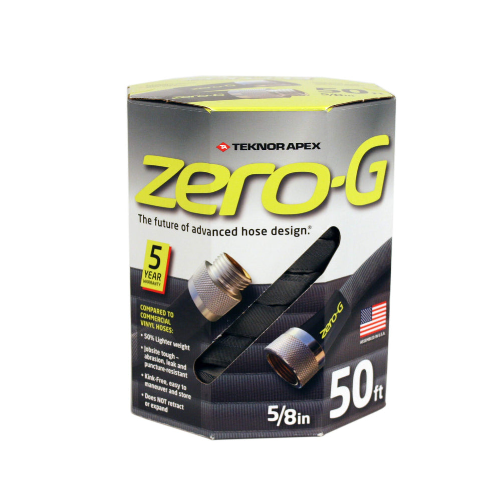zero-G 5/8" x 50' garden hose front view