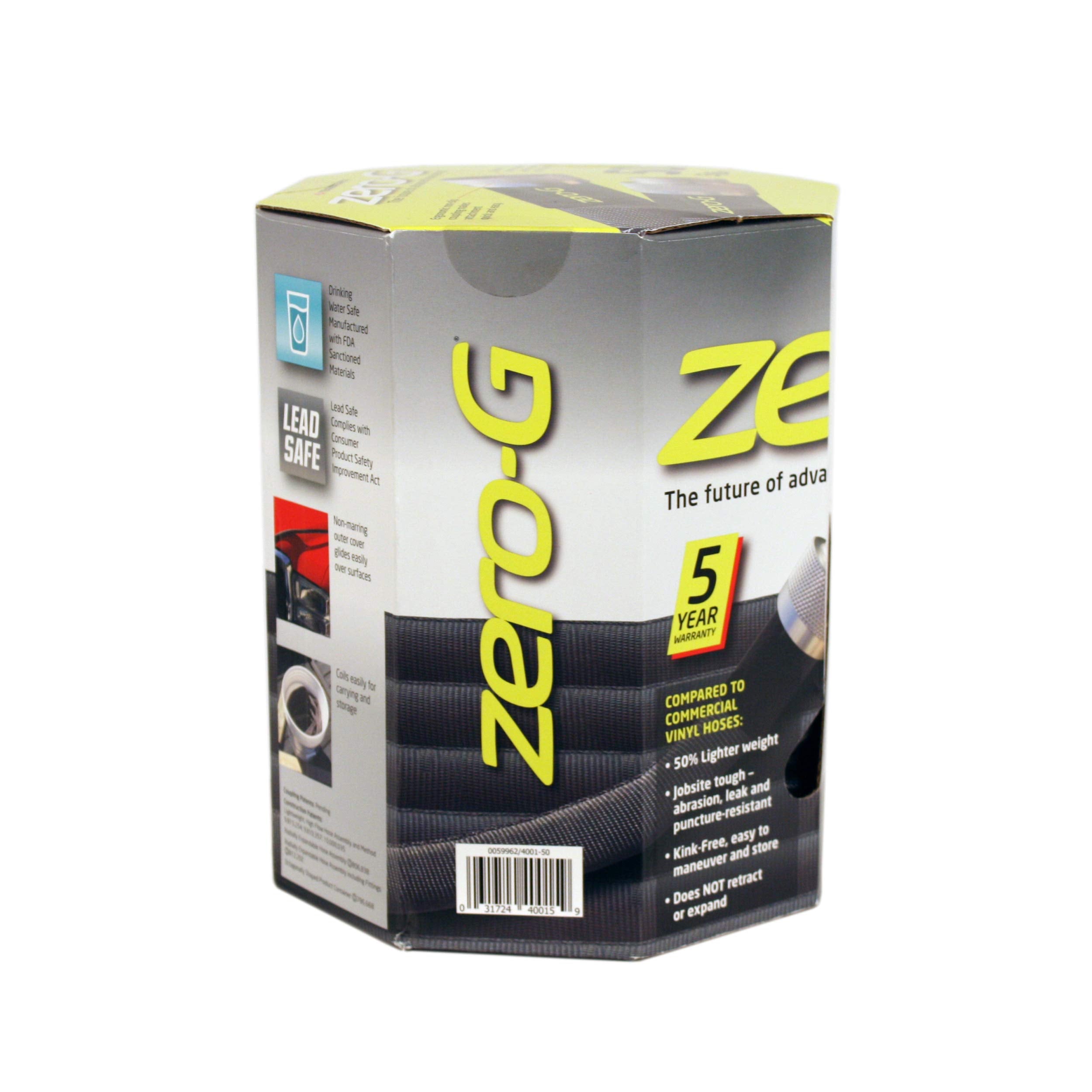 zero-G garden hose kink-free design close-up