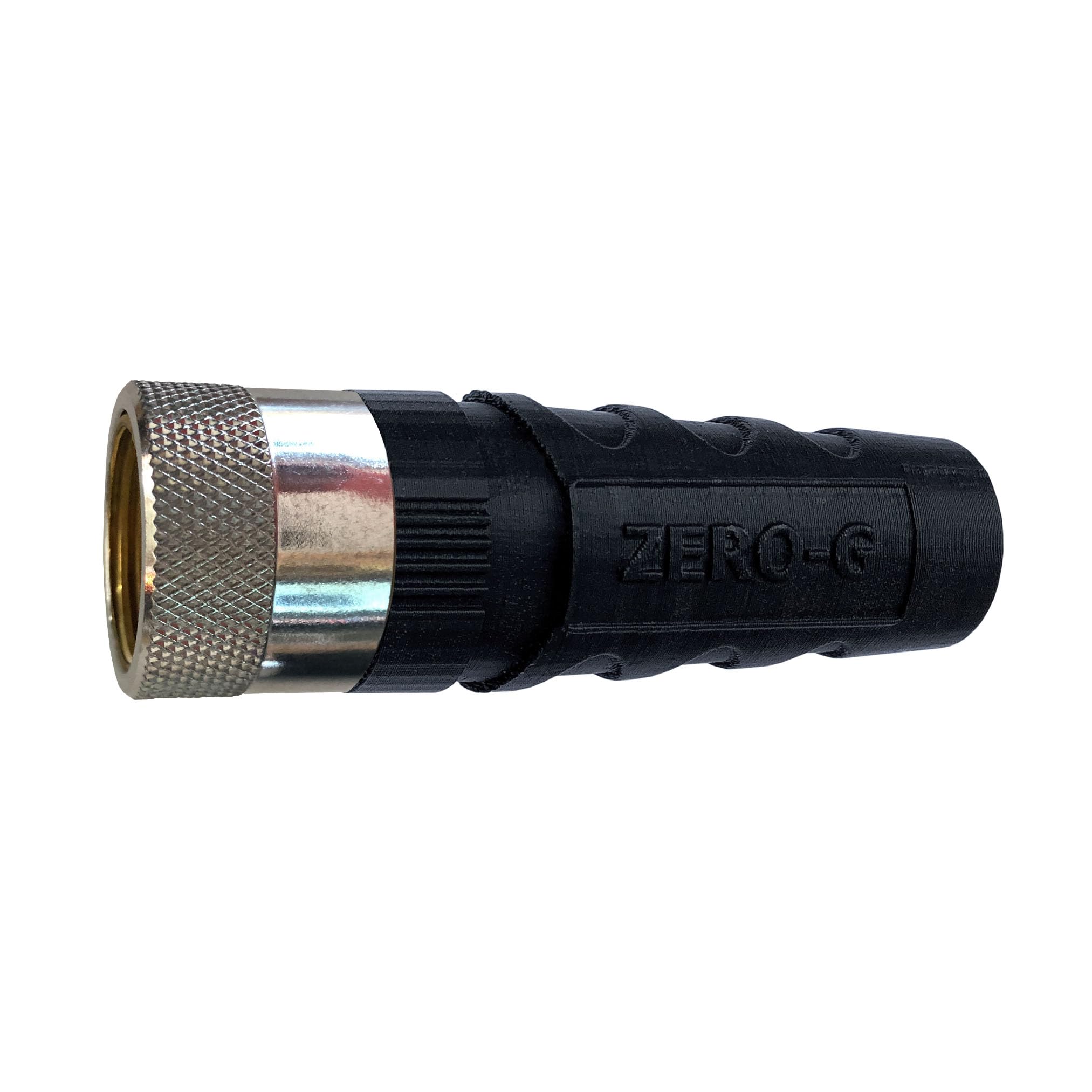 zero-G Pro Garden Hose 3/4" x 75' green in garden setting