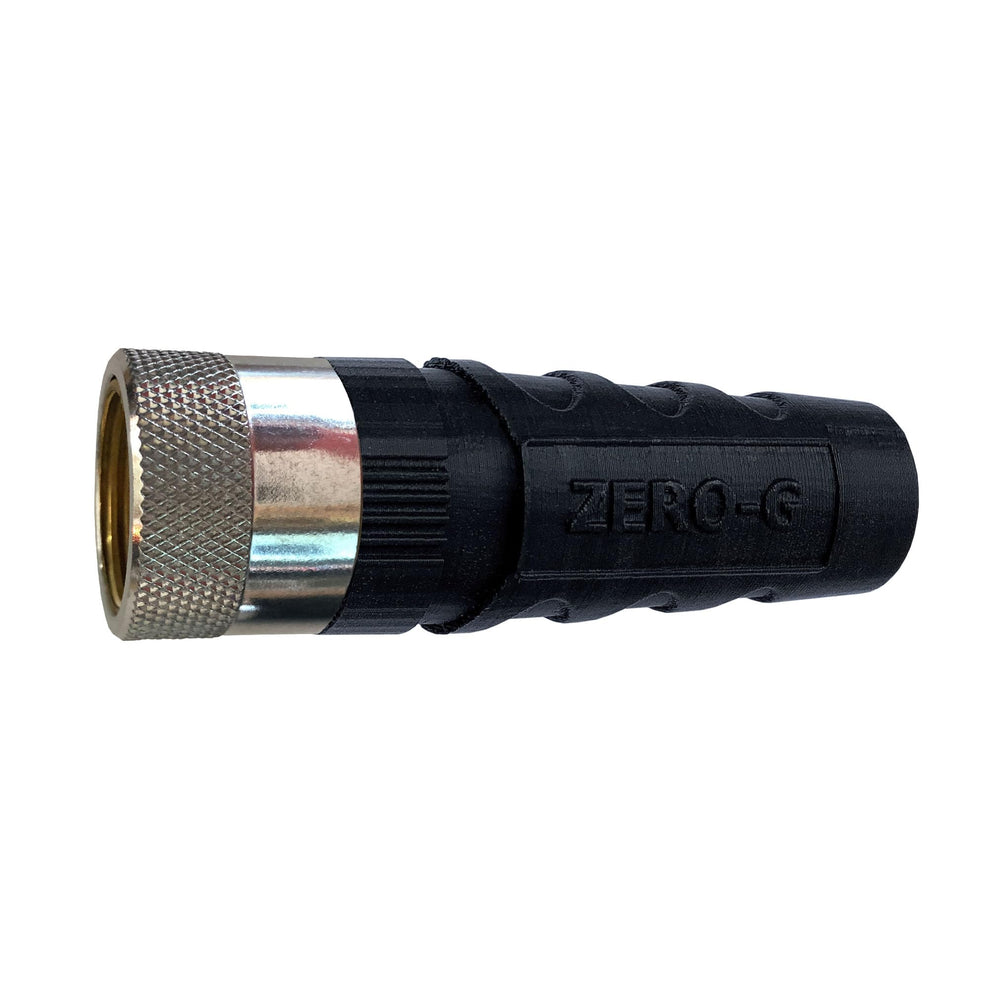 zero-G Pro Garden Hose 3/4" x 75' green in garden setting