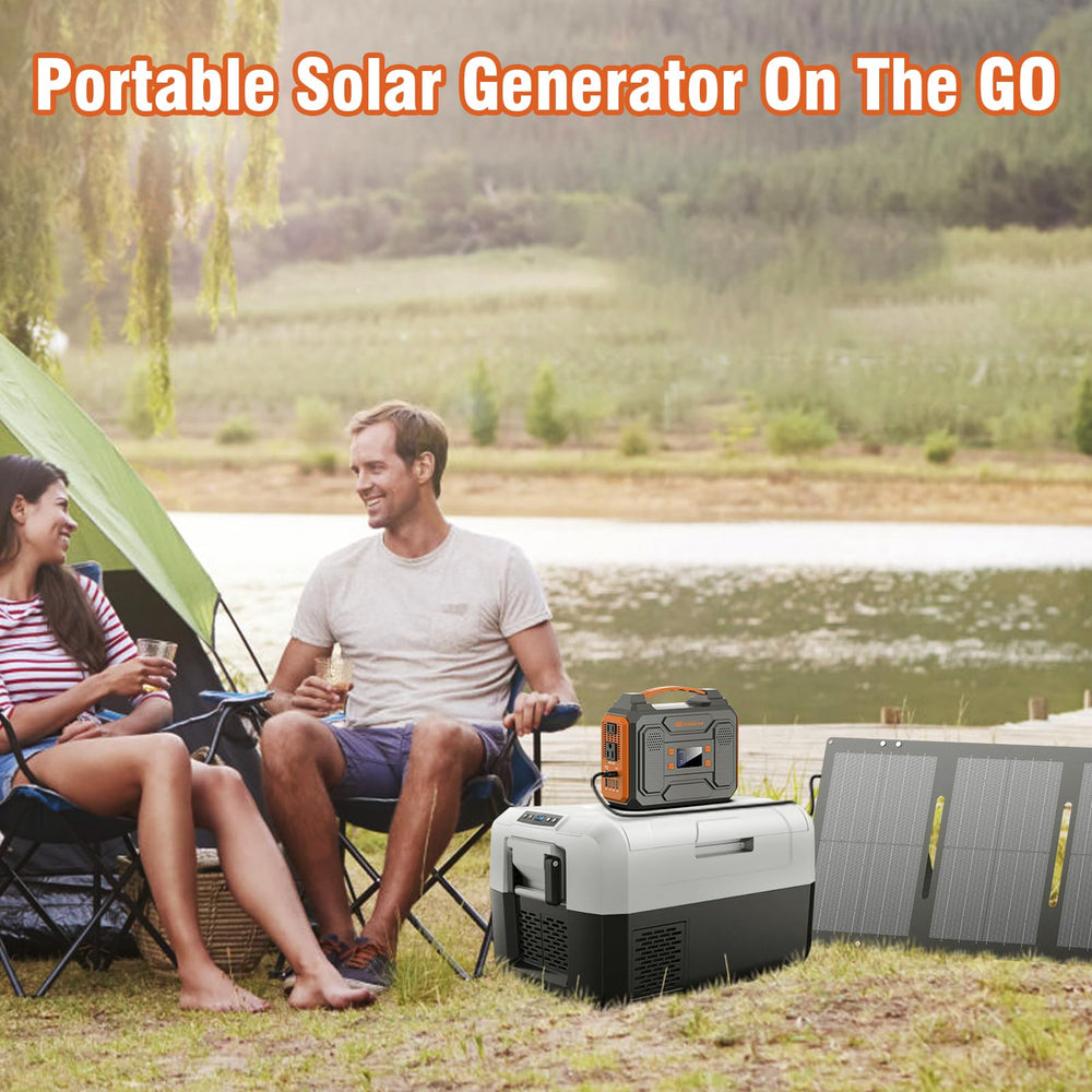 ZeroKor 60W Solar Panel included with the generator