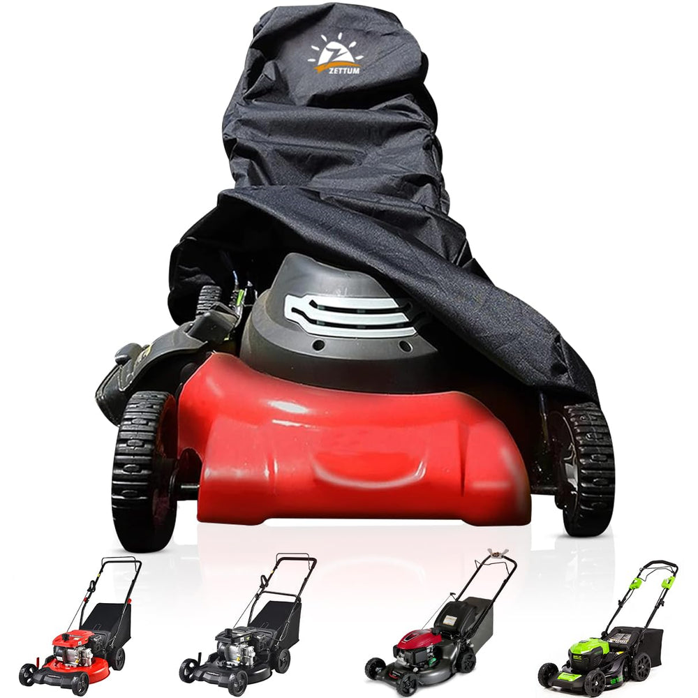 Zettum Lawn Mower Cover in outdoor setting