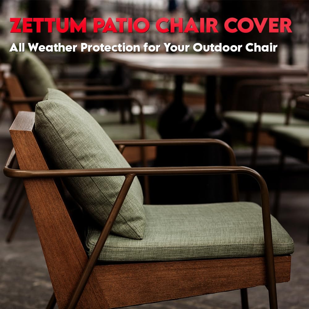 Zettum patio chair cover pack displayed in packaging