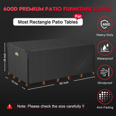 Zettum patio cover showing secure buckles