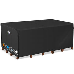 Zettum Patio Furniture Cover Rectangle front view