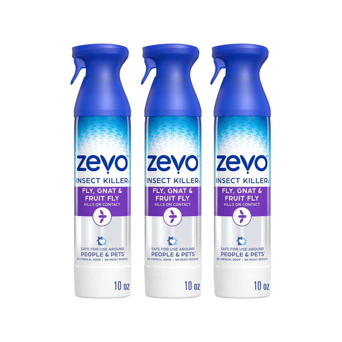 ZEVO Flying Insect Killer Spray front view, 30 Fl Oz