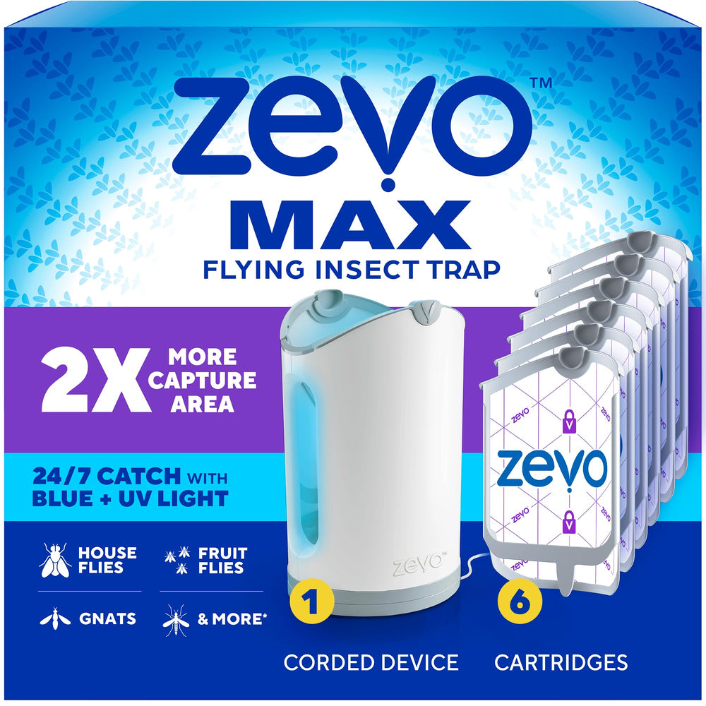 ZEVO MAX Bug Catcher front view with blue light