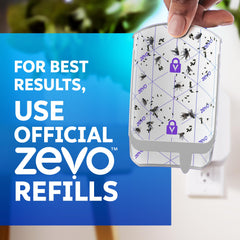 ZEVO MAX Bug Catcher in bathroom with blue light