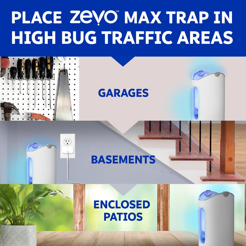 ZEVO MAX Bug Catcher packaging and contents