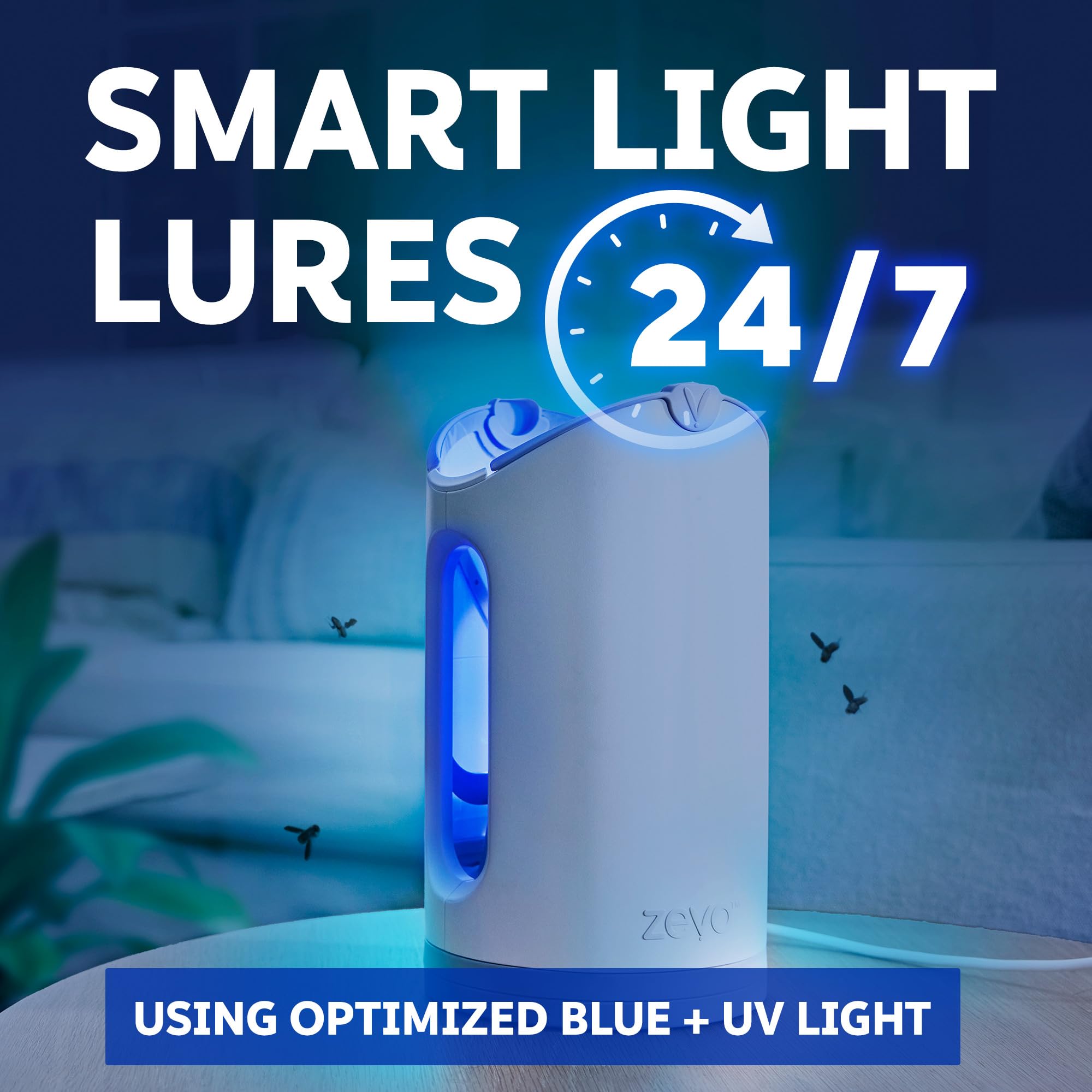 ZEVO MAX Bug Catcher plugged in kitchen setting