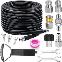 Zgqmcgy 100FT Sewer Jetter Kit complete set with all accessories