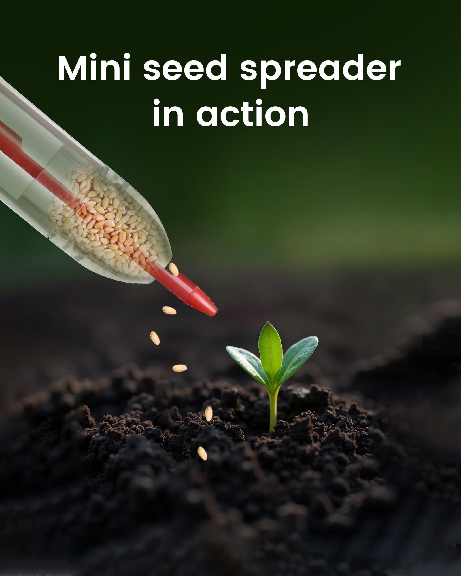ZhenD Mini Dibber tool included in the Mini Seed Spreader Set