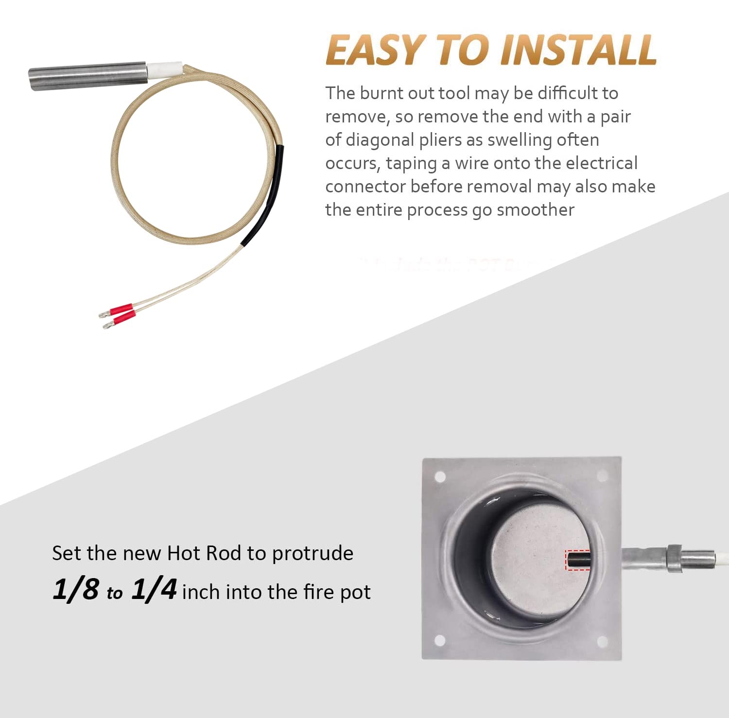 ZHOUWHJJ Igniter features highlighted on packaging