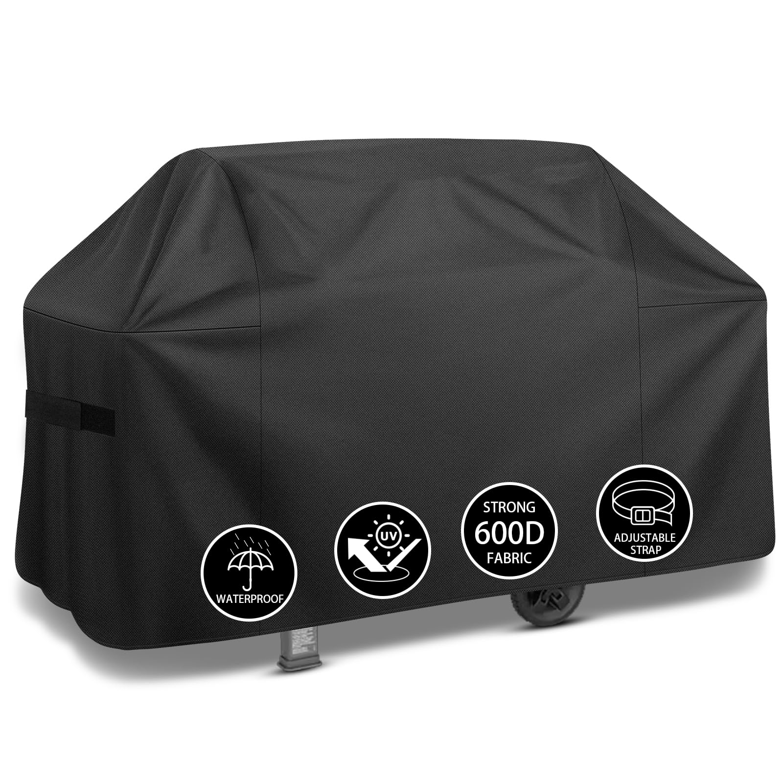 ZHSX 82 inch heavy duty grill cover front view