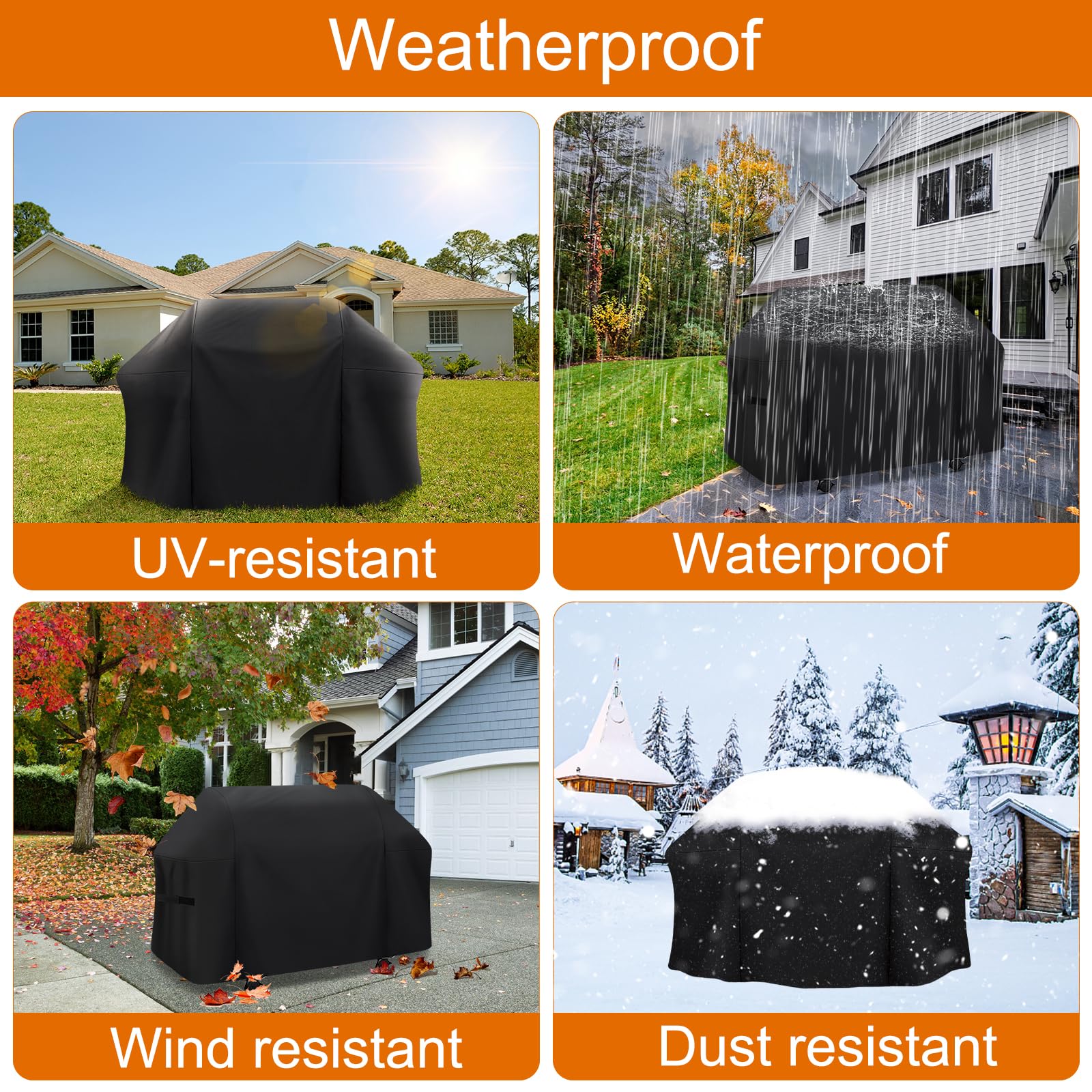 ZHSX grill cover showing packaging details