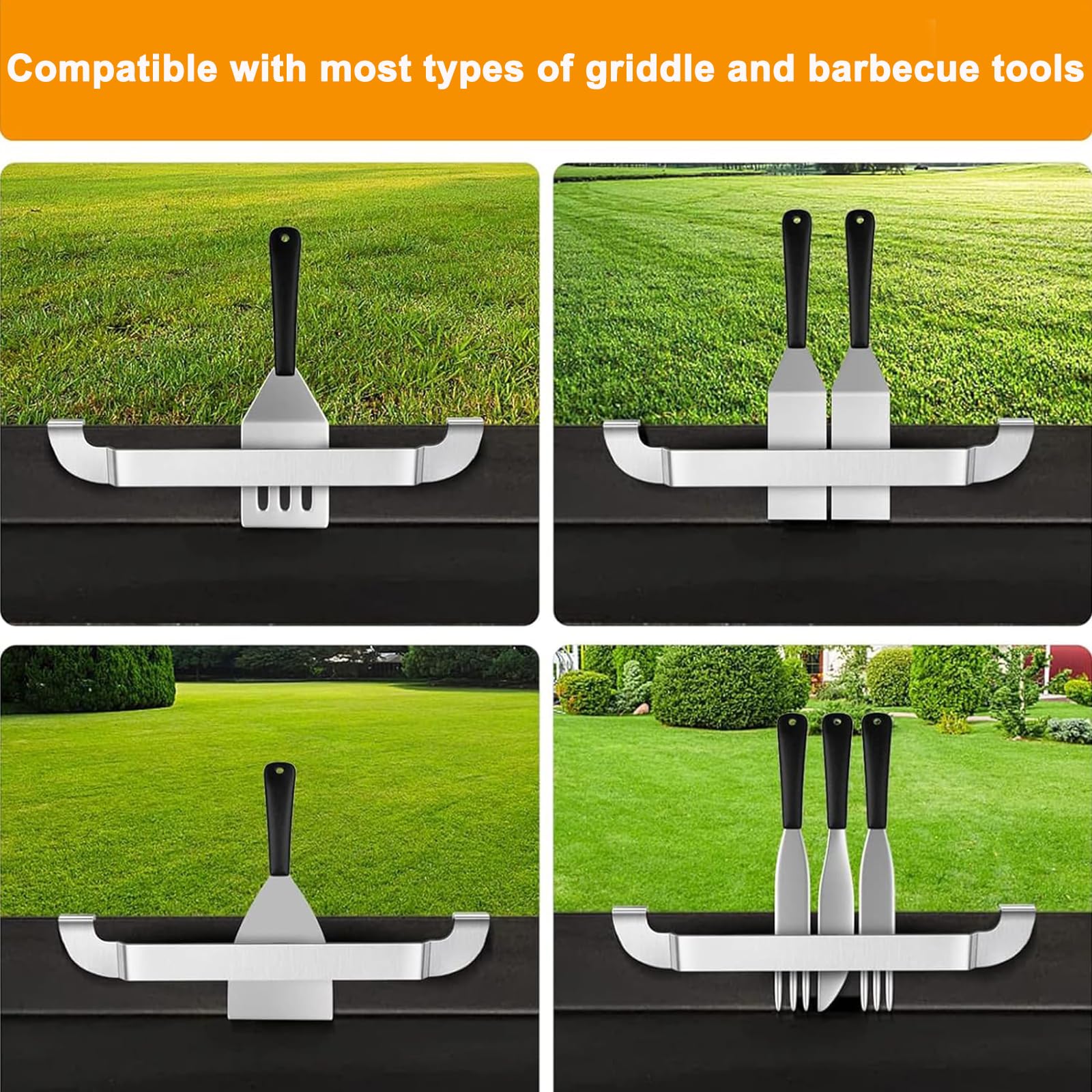 ZHSX spatula holder side view showing dimensions