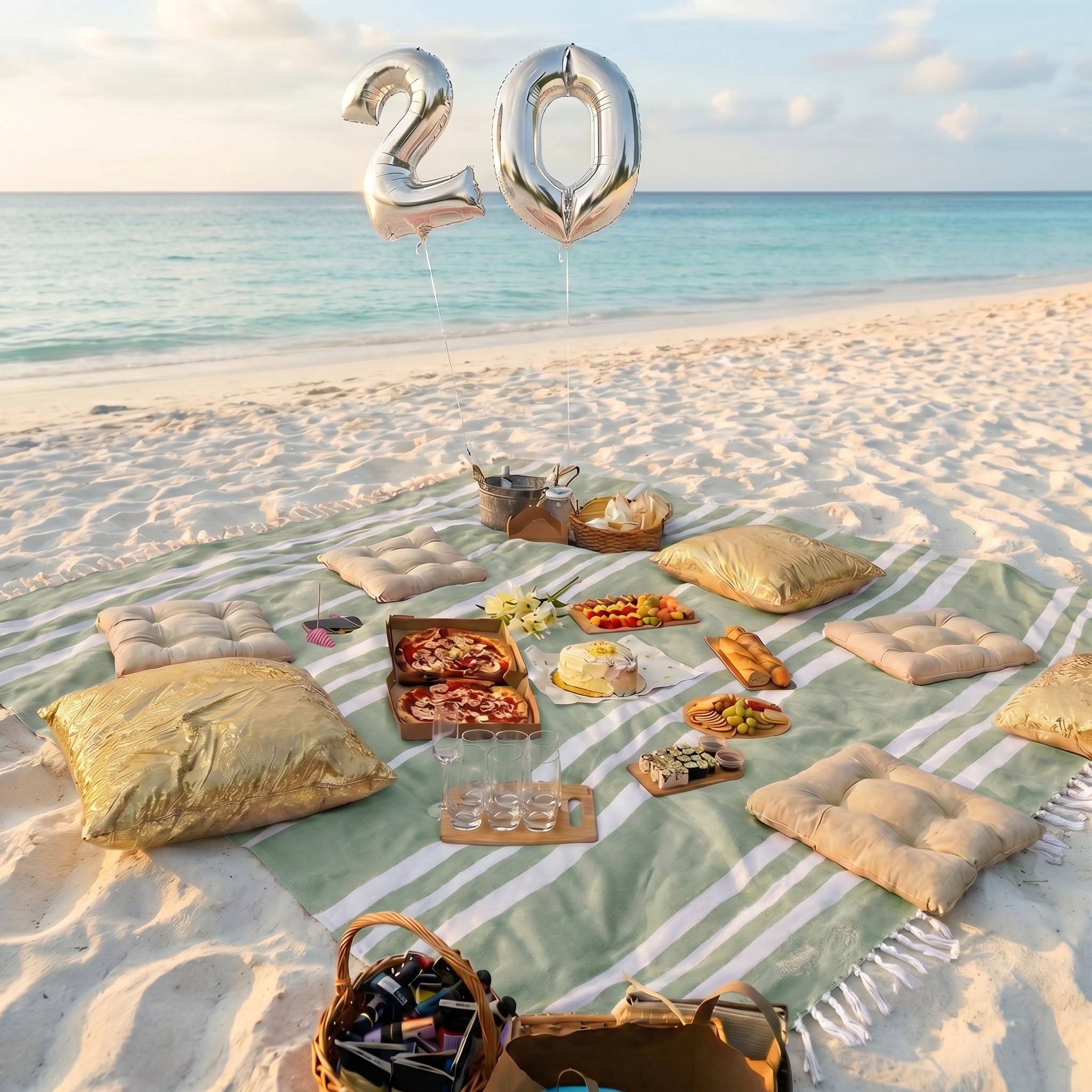 ZICOTO Beach Blanket packaging and product details
