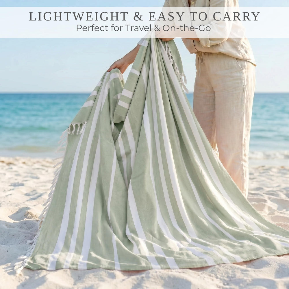 ZICOTO Beach Blanket with family enjoying a picnic