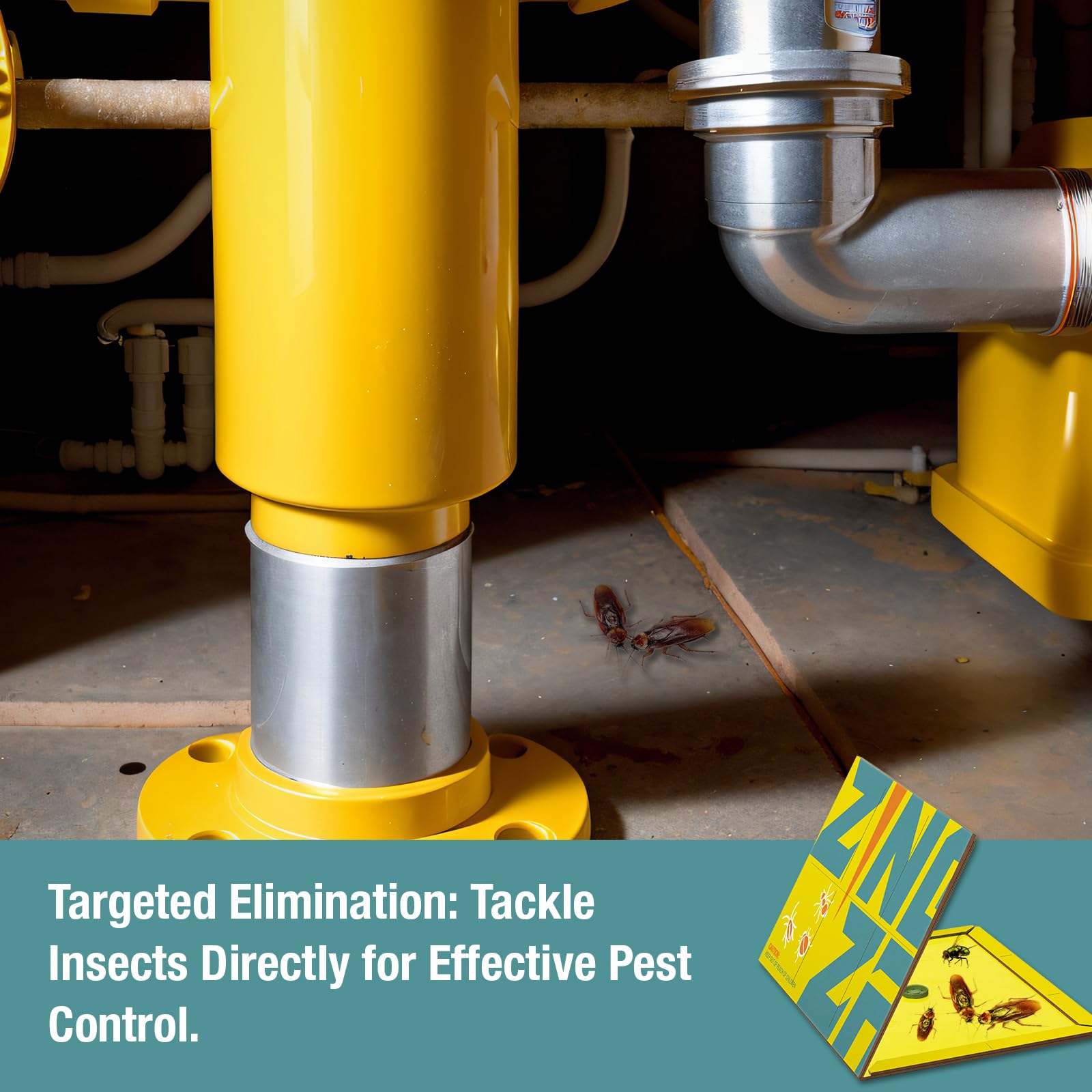 ZingZap Sticky Mouse Trap being set up in a corner