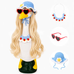Zixumild porch goose wigs set showing all four styles