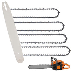 ZIYIZE 14 Inch Chainsaw Bar and Chain Combo front view