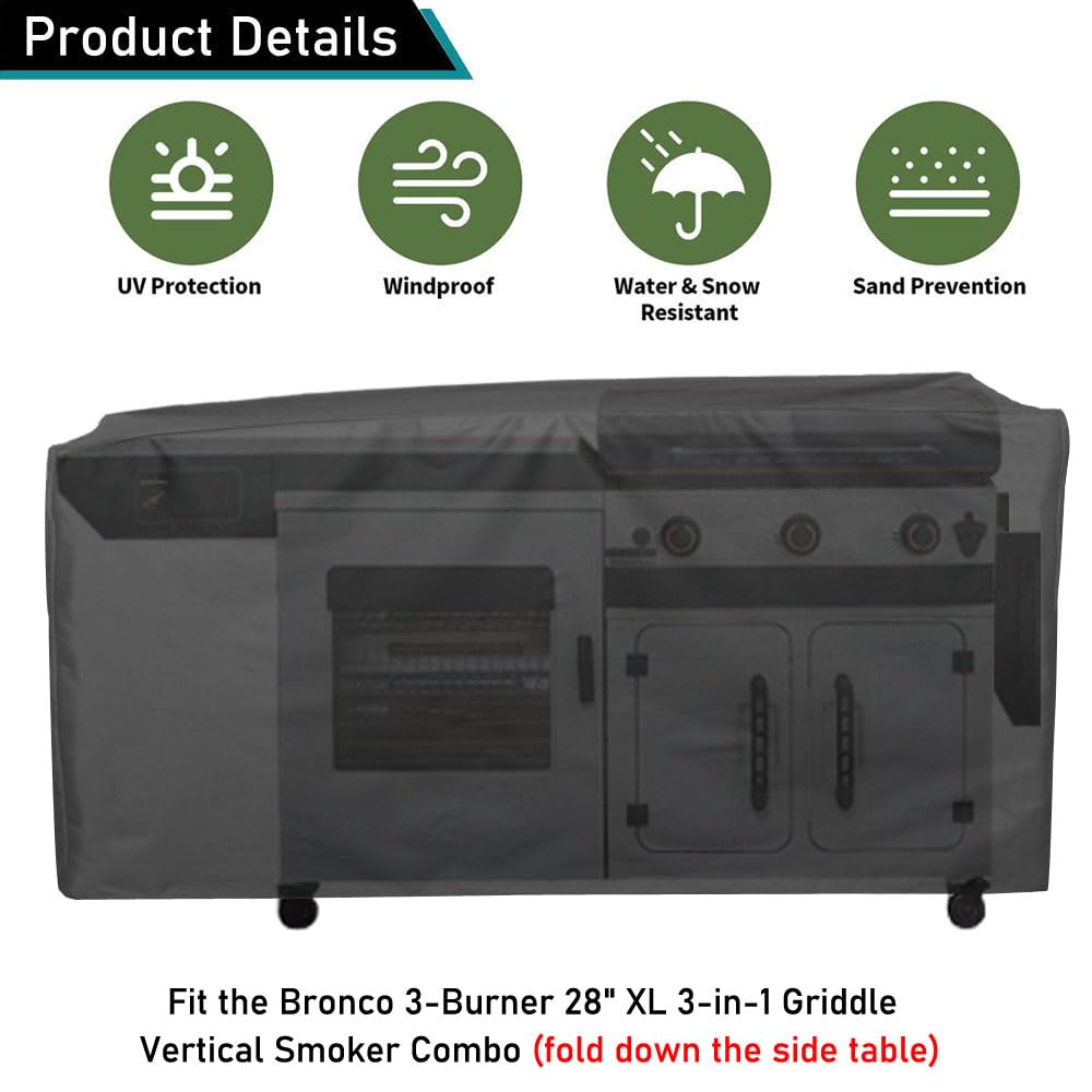 ZJYWSCH Griddle Cover on Blackstone Bronco 28 inch XL