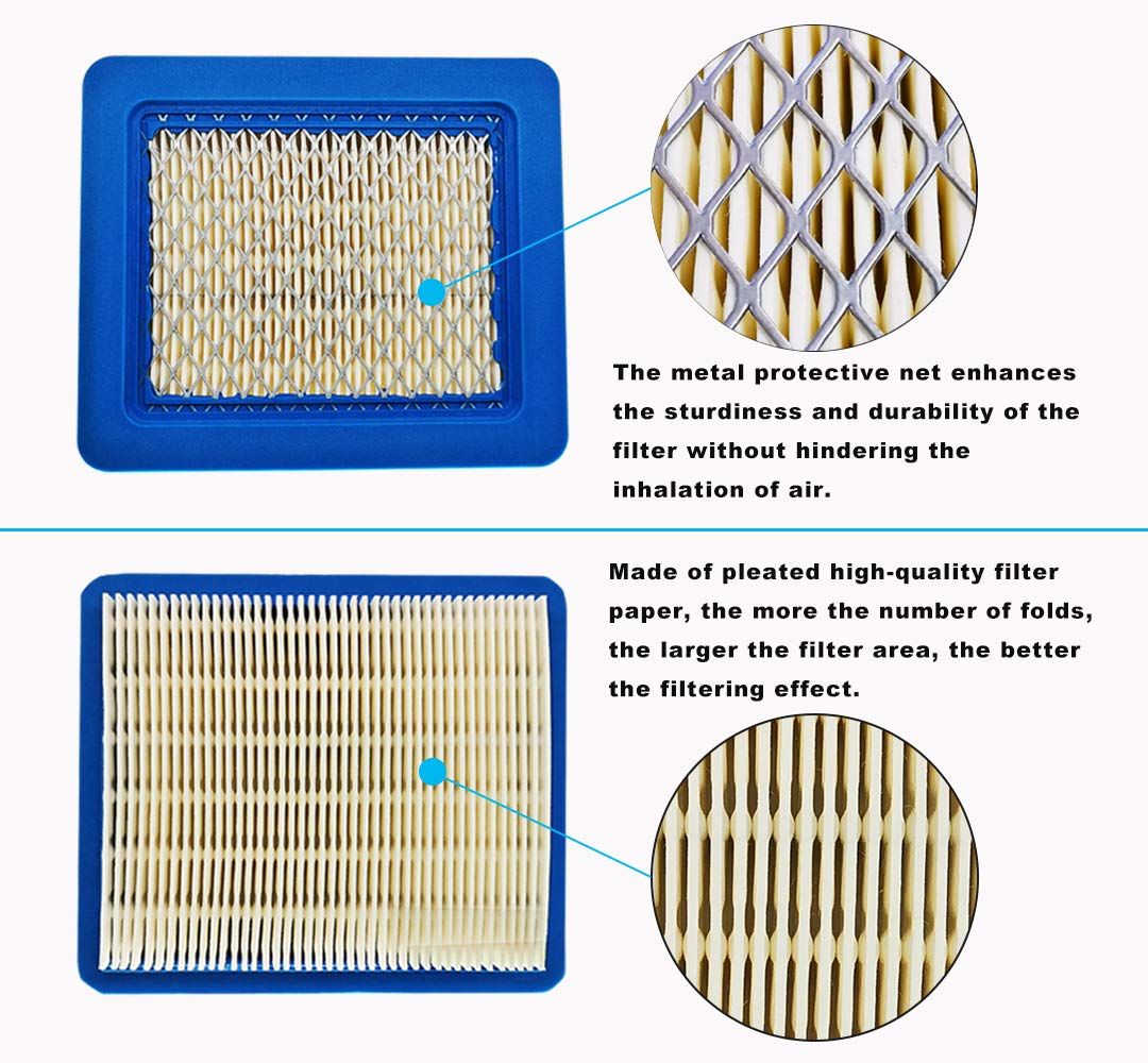 ZLKSKER air filter compatible with B&S 491588 models