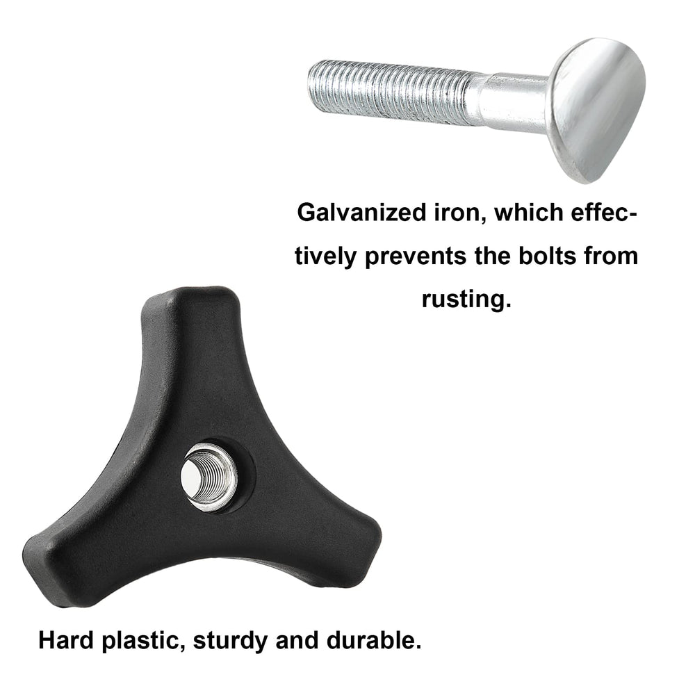 ZLKSKER lawn mower handle knobs and bolts set dimensions