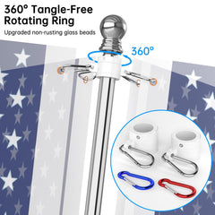 ZMTECH flag pole bracket for secure installation