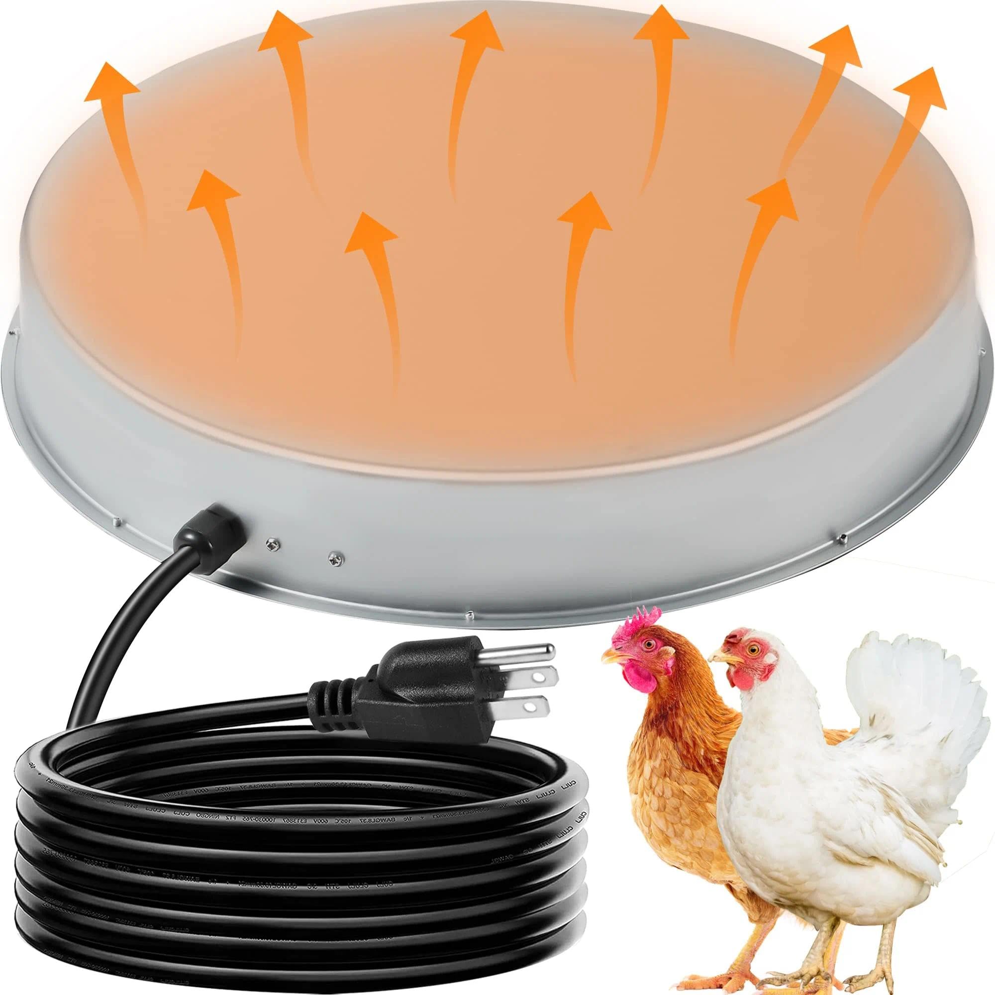 Zoblise Chicken Water Heater Base 11 inch front view