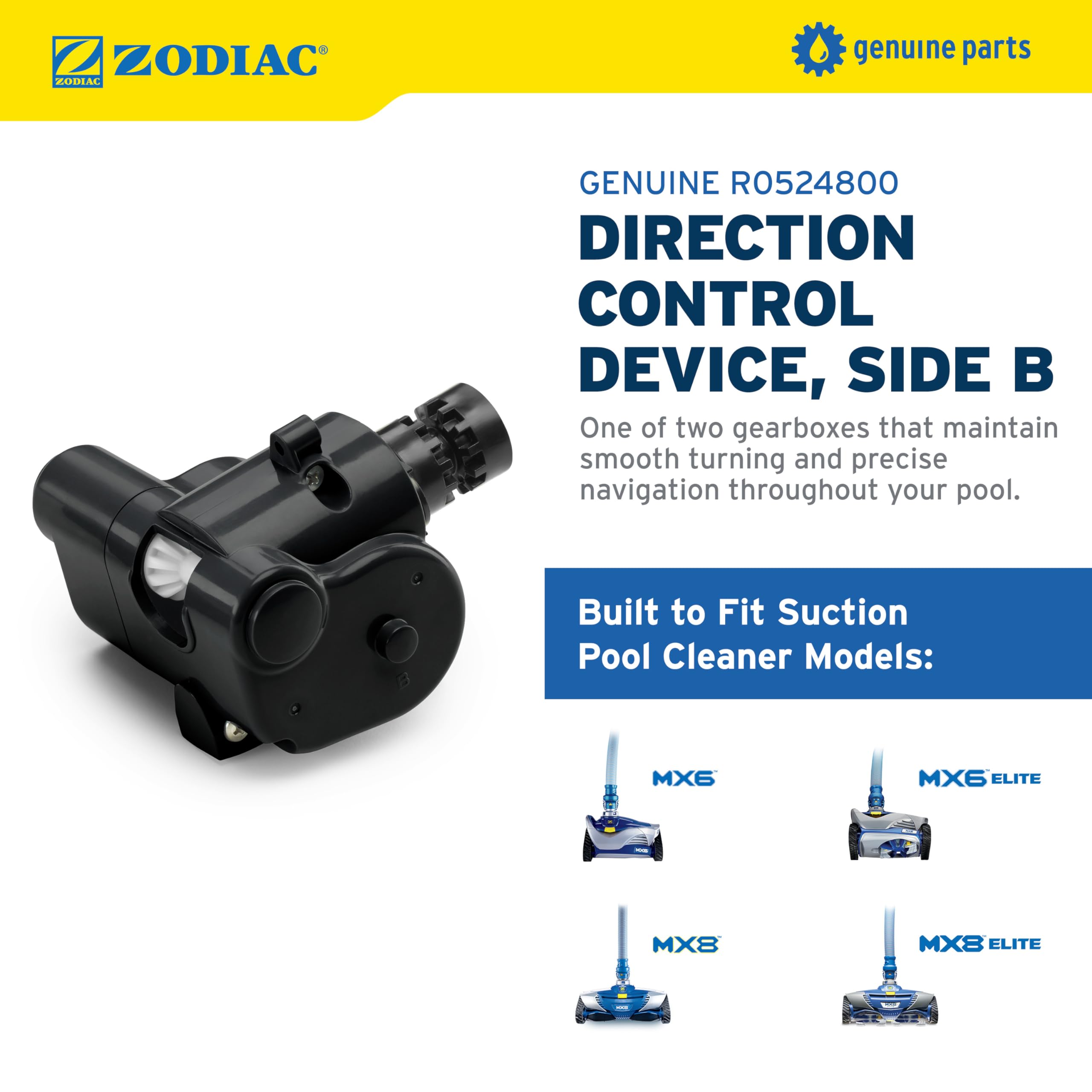 Zodiac Direction Control Device Side B R0524800 side view