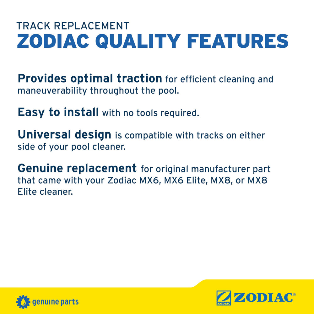 Zodiac R0526100 track replacement packaging