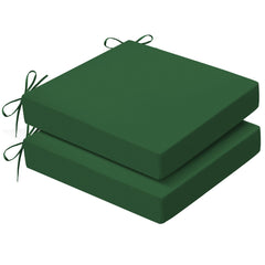 Zonamat Outdoor Chair Cushions front view in forest green