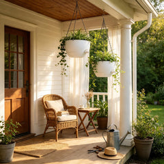 zople hanging planter showcasing drainage system