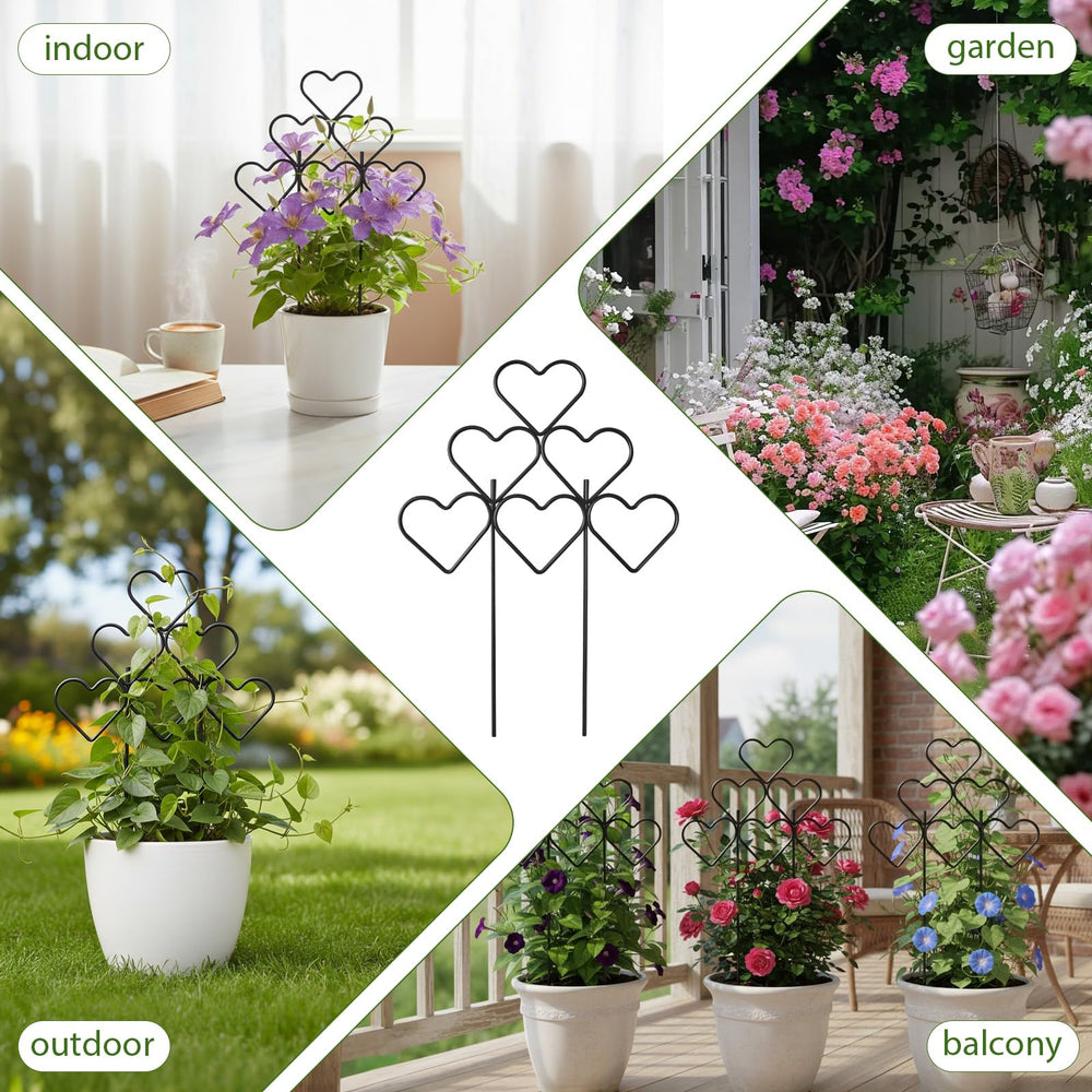 ZOUTOG trellis set installed in potted plants