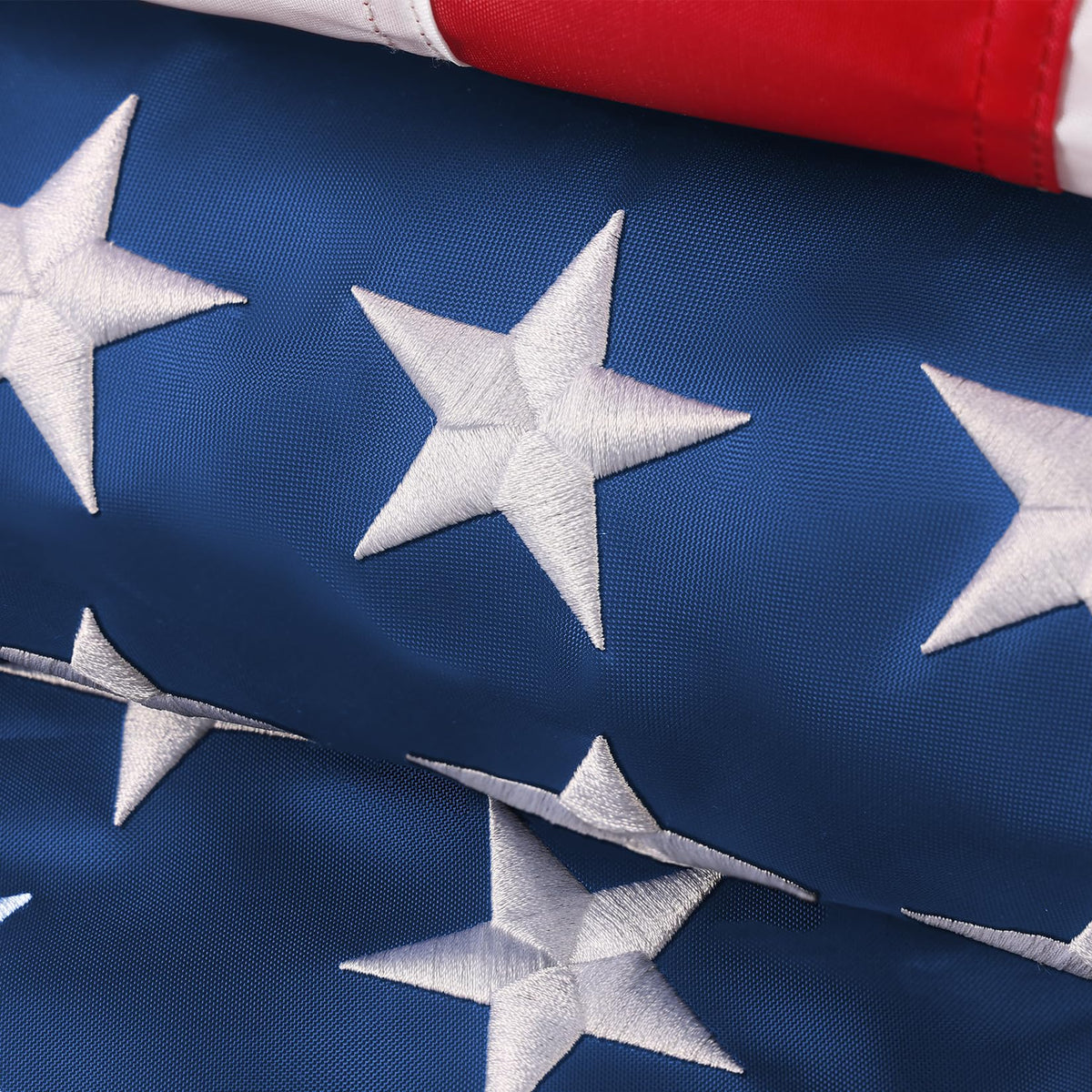 ZoYaone 5x8 FT heavy duty American flag with embroidered stars