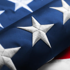 ZoYaone American Flag 4x6 FT front view with embroidered stars