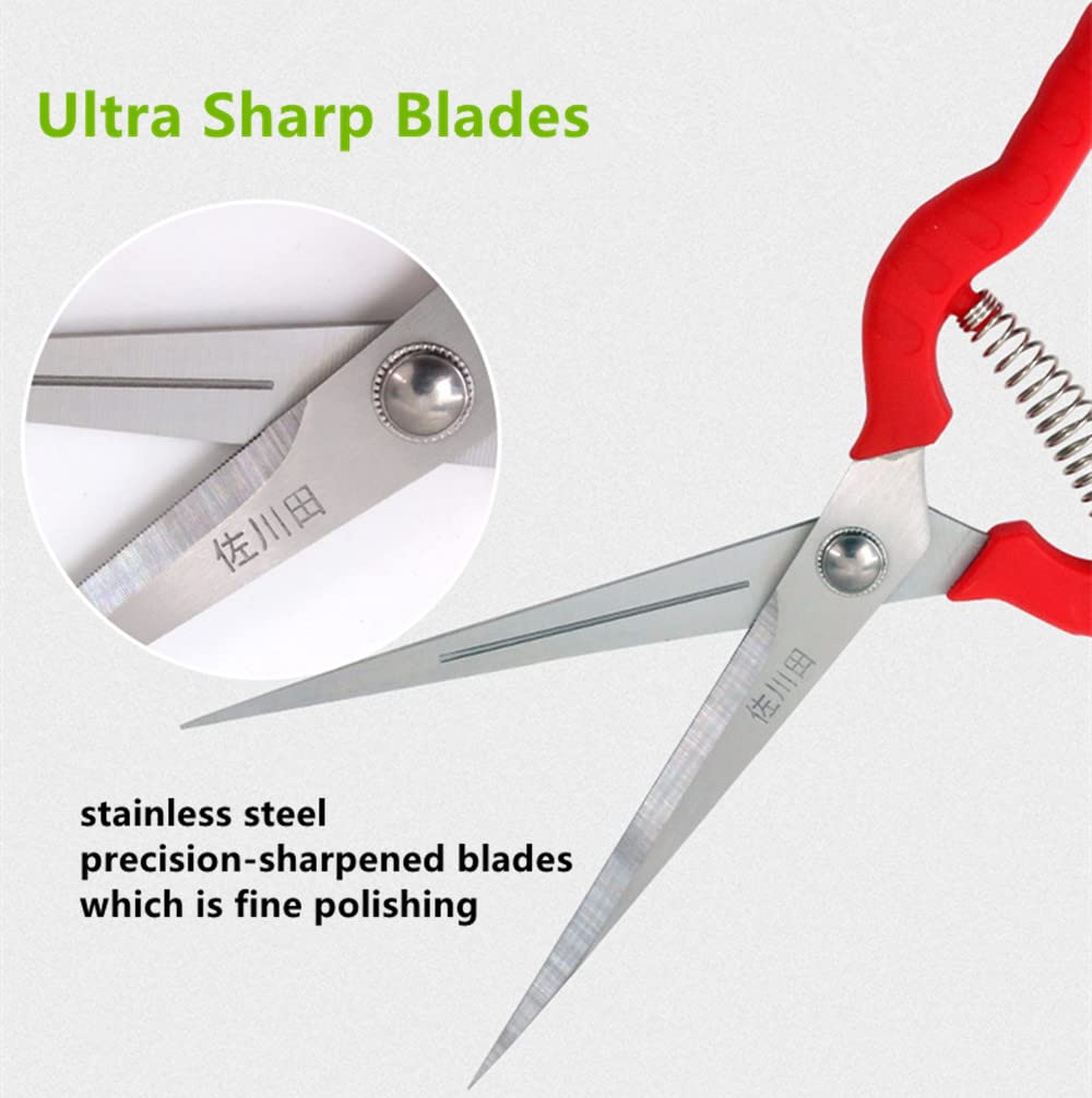 Zsling pruning shears blade length measurement close-up