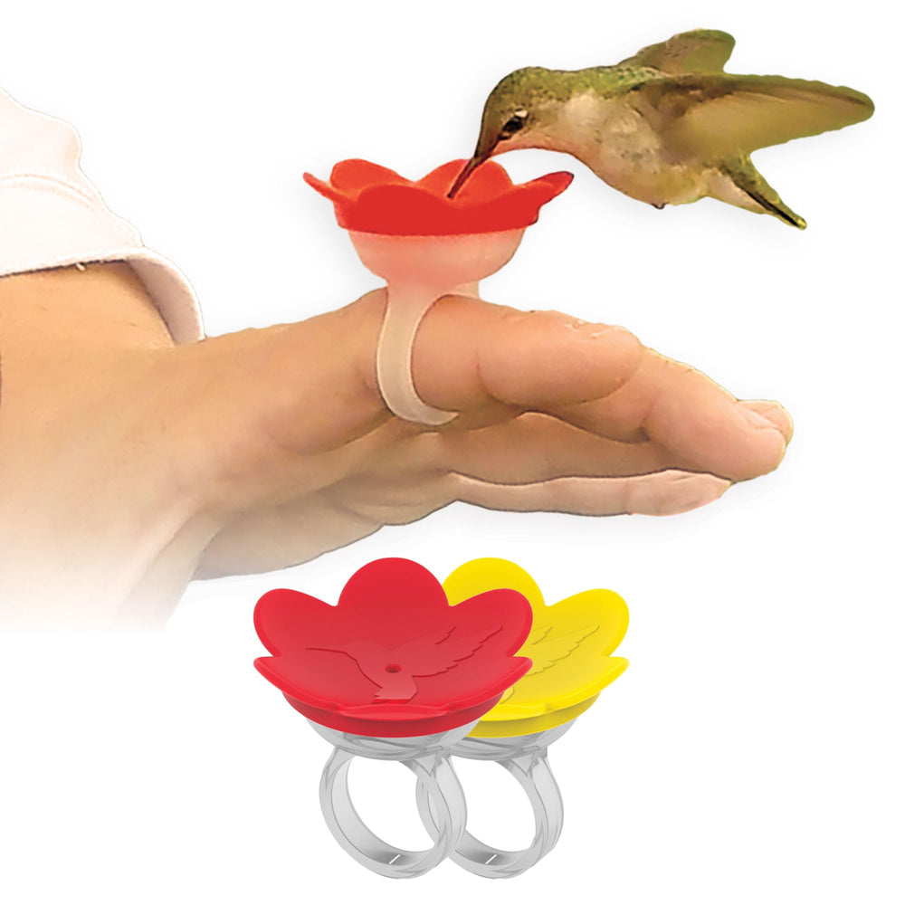 ZUMMR Hummingbird Ring Feeder red model front view