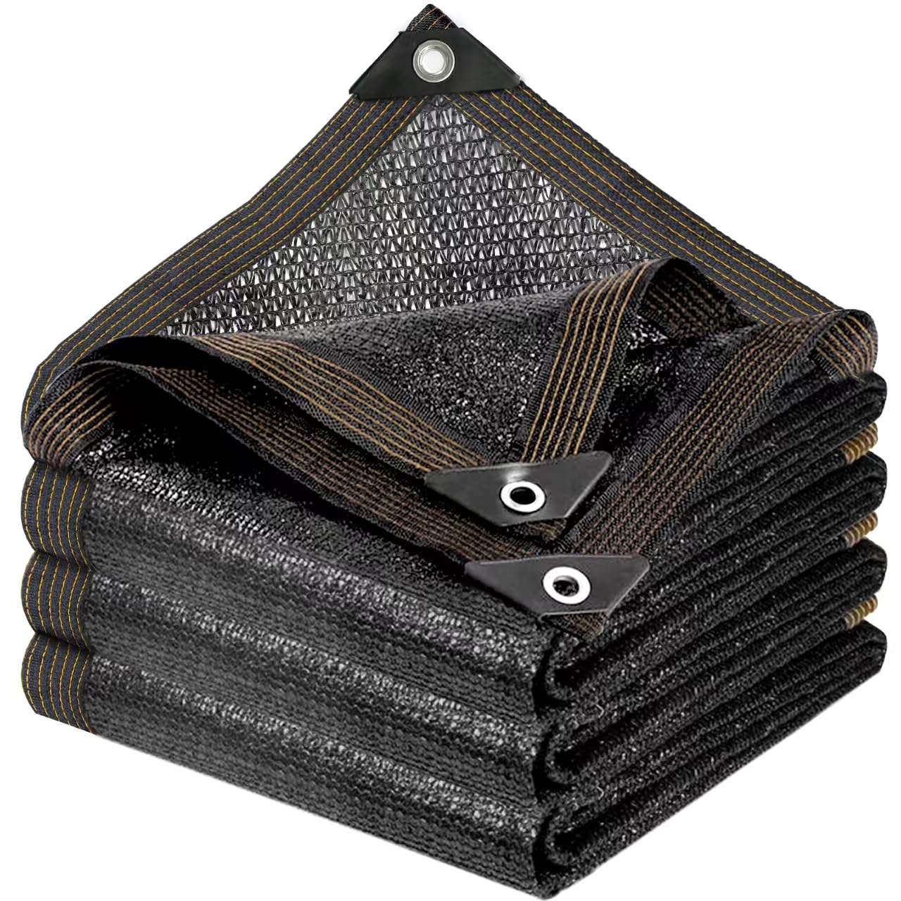 Zuppolma Shade Cloth 8x10FT black mesh tarp front view