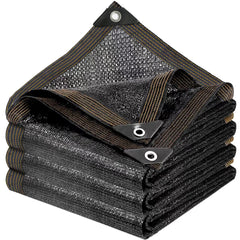 Zuppolma Shade Cloth 8x10FT black mesh tarp front view