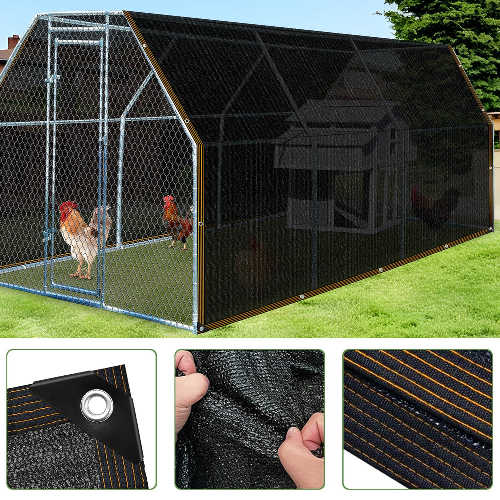 Zuppolma Shade Cloth covering a garden area