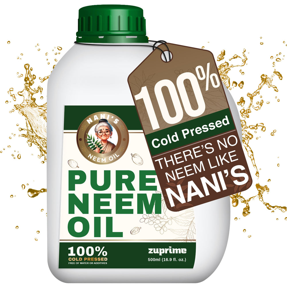 Zuprime Pure Neem Oil Concentrate front view 17 oz bottle