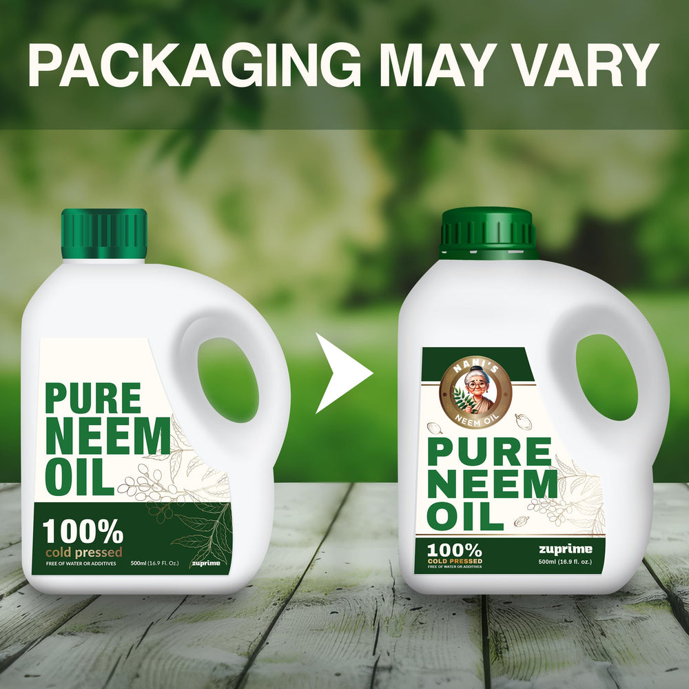 Zuprime Pure Neem Oil Concentrate packaging details